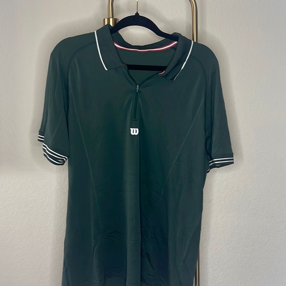 Wilson Player Seamless Men's Tennis Polo - Sycamore
